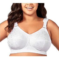 Elila Sidney Jacquard Wire Free Bra - White