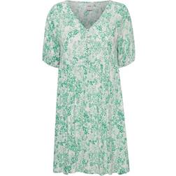 Ichi Ihmarrakech Aop Dress - Holly Green