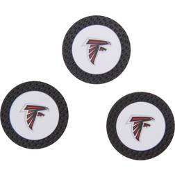 Team Golf Atlanta Falcons Poker Chip Golf Ball Marker 3-pack