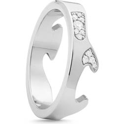 Georg Jensen Fusion End Ring - Vitguld