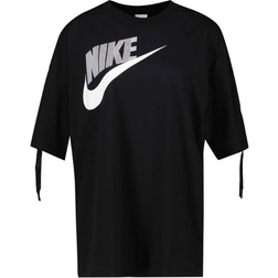 Nike T-Shirt Logo Nero Donna