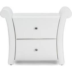 Baxton Studio Victoria Bedside Table 29x40.2"