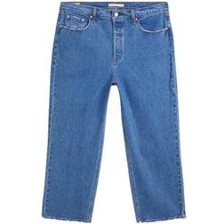 Levi's Ribcage Straight Leg Ankle Jeans Plus Size - Jazz Pop/Medium Wash