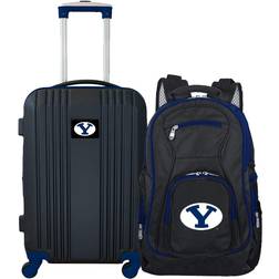 Black BYU Cougars 2-Piece Luggage & Backpack Set