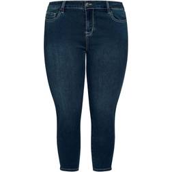 Avenue Butter Denim Skinny Jeans Plus Size - Petite Medium Wash