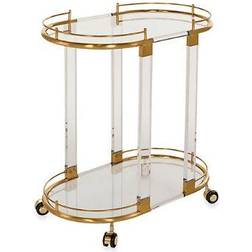 Safavieh Lennon Trolley Table 16.9x29.5"