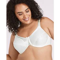 Bali Satin Tracings Minimizer Bra Vanilla