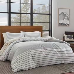 Eddie Bauer Cooper Duvet Cover White, Beige (264.16x223.52cm)