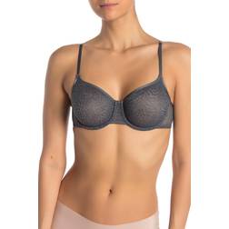 DKNY Dam Modern Spets Ofodrad Demi-BH - Poplin Vit