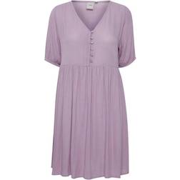 Ichi Ihmarrakech Aop Dress - Lavender Mist