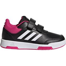 adidas Kid's Tensaur Hook and Loop - Core Black/Cloud White/Team Real Magenta