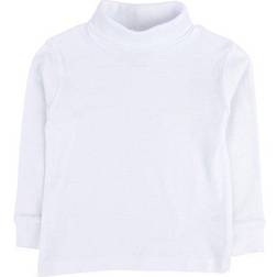 Leveret Cotton Neutral Turtleneck Shirts - White (28937005695050)