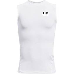 Under Armour Boy's HeatGear Sleeveless - White/Black (1368511-100)