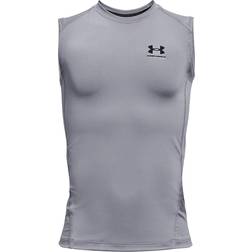 Under Armour Boy's HeatGear Sleeveless - Steel/Black (1368511-035)