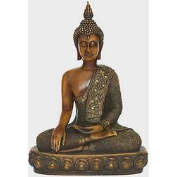 Ridge Road Décor Buddha Sculpture Figurine 38.1cm