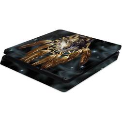 MightySkins PS4 Slim Console Skin - Wolf Dreams