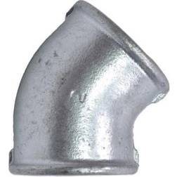 +GF+ Galvaniseret vinkel med muffe/muffe 1 1/2" 45 grader