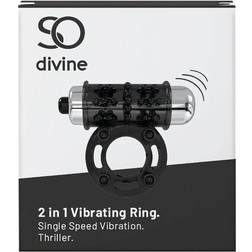 So Divine Thriller 2 in 1 Vibrating Ring