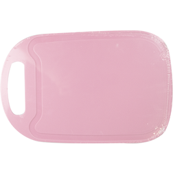 The Home Fusion Company Plastic Cutting Mat Kitchen Board Food Prep Pink Grey Or White/Light Pink Chopping Board