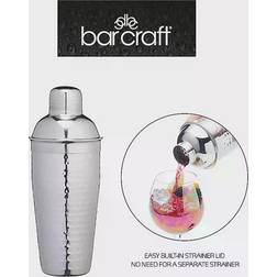 BarCraft Hammered Stainless Steel Cocktail Coctelera