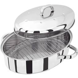 Judge Oval Roaster with Rack 35 x 25 x 15cm JudgeSpeciality Cookware Roasting Pan