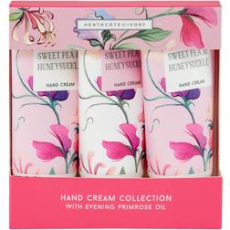 Heathcote & Ivory Sweet Pea Honeysuckle Hand Cream Collection