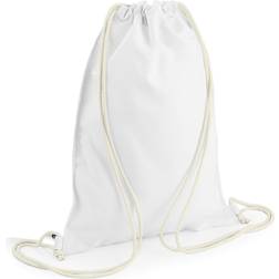 BagBase Sublimation Gymsac Drawstring Bag (5 Litres) (Pack of 2) Blanc