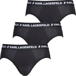 Karl Lagerfeld Herr Logotröjor Med Logotyp - Svart/Vit/Grå