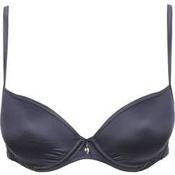 Esprit Plain monochrome bralette with recycled nylon, Black