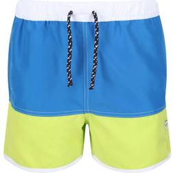 Regatta Kid's Sergio Swim Shorts - Imperial Blue/Bright Kiwi (RKM024_WPH)