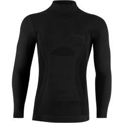 Lenz 6.0 Merino Turtle Neck Longsleeve Shirt, black-red, XL, black-red