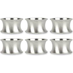 Design Imports Zingz & Thingz Beaded Silver Napkin Ring