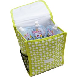 Fill n Squeeze Insulated Cooler Bag PEVA-Lined Lunch Box for Picnic, Baby food, Travel