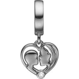 Christina Collect Mother & Child Charms - Silver/Transparent