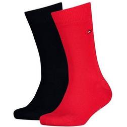 Tommy Hilfiger Lot de 2 Paires de Chaussettes Basses Enfant - Rouge