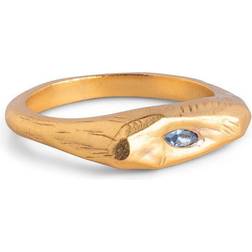 ENAMEL Copenhagen Luisa Ring - Förgyllt-Silver