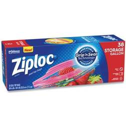 Ziploc Double Zipper Ziplock Bag 38 1gal