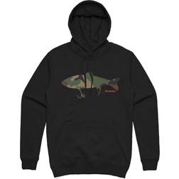 Simms Men's Bass Destruction Hoody Black Black