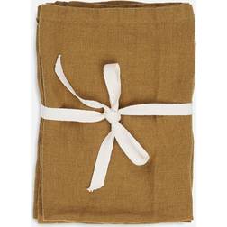 Ferm Living placemat linne Sugar Kelp Spisebrikke Brun