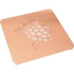 Creative Home 7.5" Plated Metal Square Trivet, Copper Bronze N/A Trivet