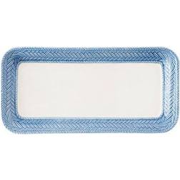 Juliska Le Panier White/Delft Blue Hostess Tray WHITE Vassoio da portata