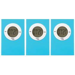 Magnetic Digital Timer, Aqua, PK3 Aqua Kitchen Timer