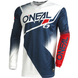 O'Neal Element Racewear V.22 Motocross Jersey, black-white-red