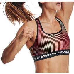 Under Armour Crossback Mid Print Bra Colorful