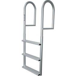 DJV4 4-Step Stationary Dock Ladder Anodized Aluminum