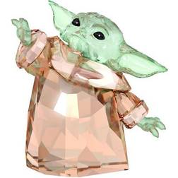 Swarovski Star Wars Mandalorian The Child Green/Gold Prydnadsfigur 7.8cm