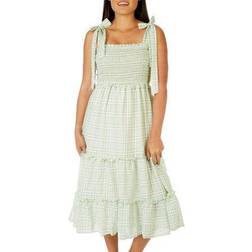 Nina Leonard Women's Syliva Print Midi Dress, Large