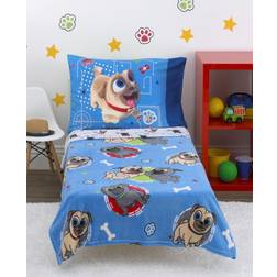 Disney Puppy Dog Pals 4-Piece Toddler Bedding Set Bedding