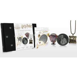 Harry Potter Gift Set Hp Collectible Coin, Da Necklace, Gryffindor Pin & Coaster Set