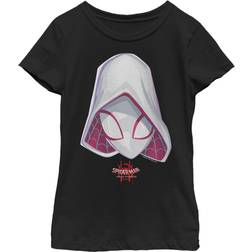 Fifth Sun Marvel Big Girl's Spiderverse Spider-Gwen City Pose Short Sleeve T-Shirt